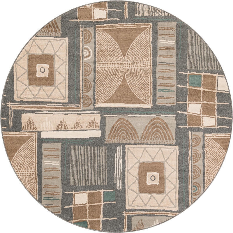 Tribal Telaya Rug, Round 7'10"