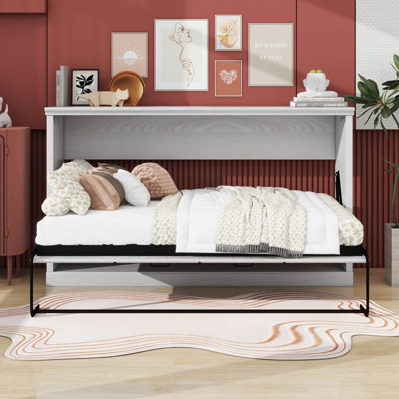 Lit escamotable horizontal simple