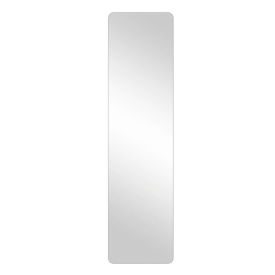 60X15inch Full Body Mirror For Living Room Bedroom Cloakroom Wall-Mounted Round-Angle Dressing Mirror  Aviation Grade Aluminum