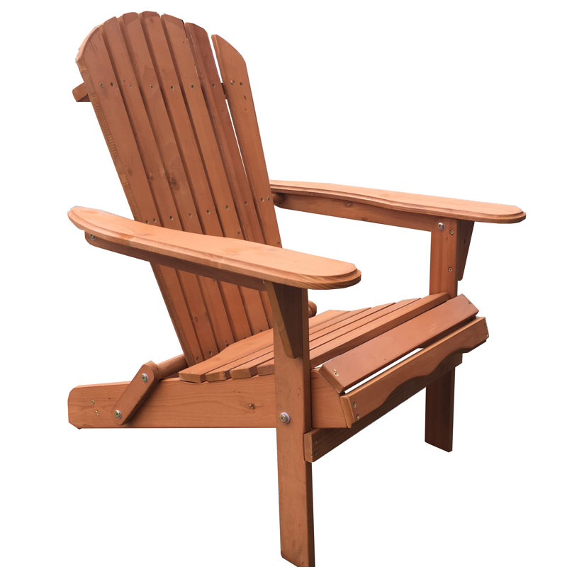 Chaise adirondack pliante en bois massif Arana