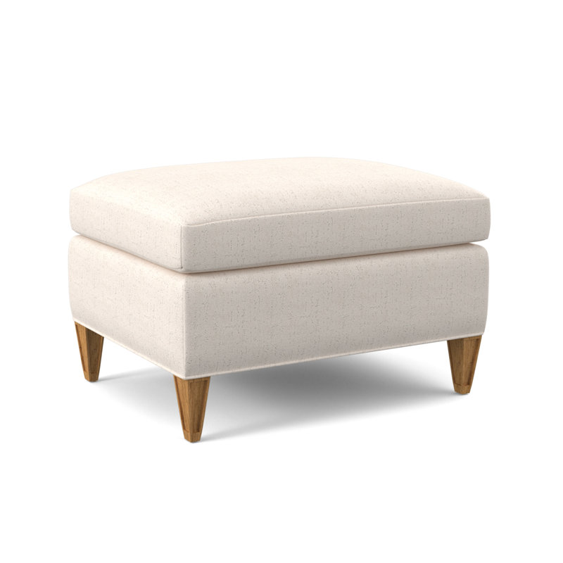 Repose-pieds rectangulaire 28 po Bristol, Ambre, Ivoire de Venise