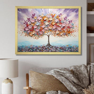 «Tree of Love» multicolore, impression sur toile