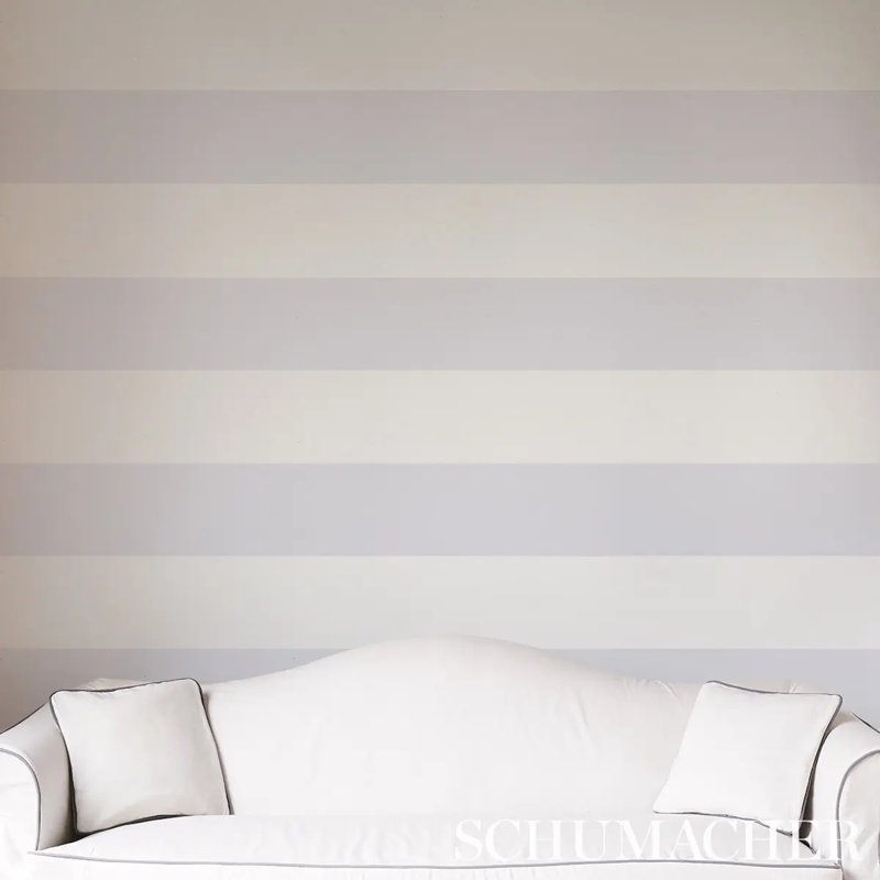 Baxter Stripe Wallpaper, Lilac