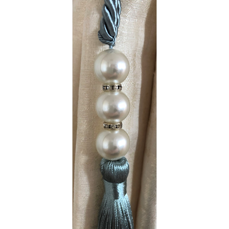 Breccan 2cm Curtain Holdback/Tieback, Blue