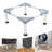 Adjustable Stainless Steel Washing Machine Base Stand