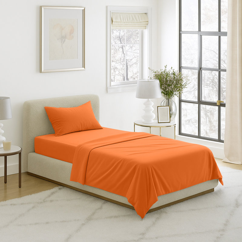Series 1200 Brushed Microfiber Sheet Set - Wrinkle, Stain & Fade Resistant Bed Linens & Pillowcases, Blue