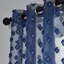 Paire de rideaux transparents texturés à pois-233652255