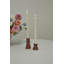 Bougeoir de table en verre Claudie H 4,25 po