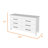 Anastazija Six Drawer Double Dresser-29570447
