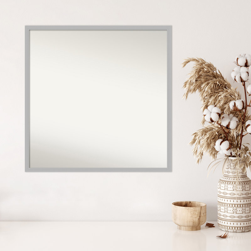 Miroir d'appoint mural en plastique, H 27 po x l 27 po