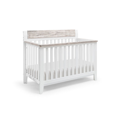 Hayes 4-In-1 Convertible Crib White/Natural