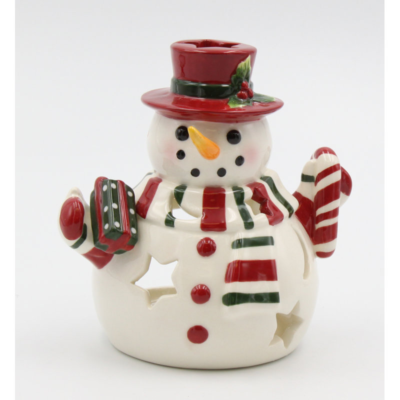 5.5'' H Ceramic Tabletop Tealight Holder