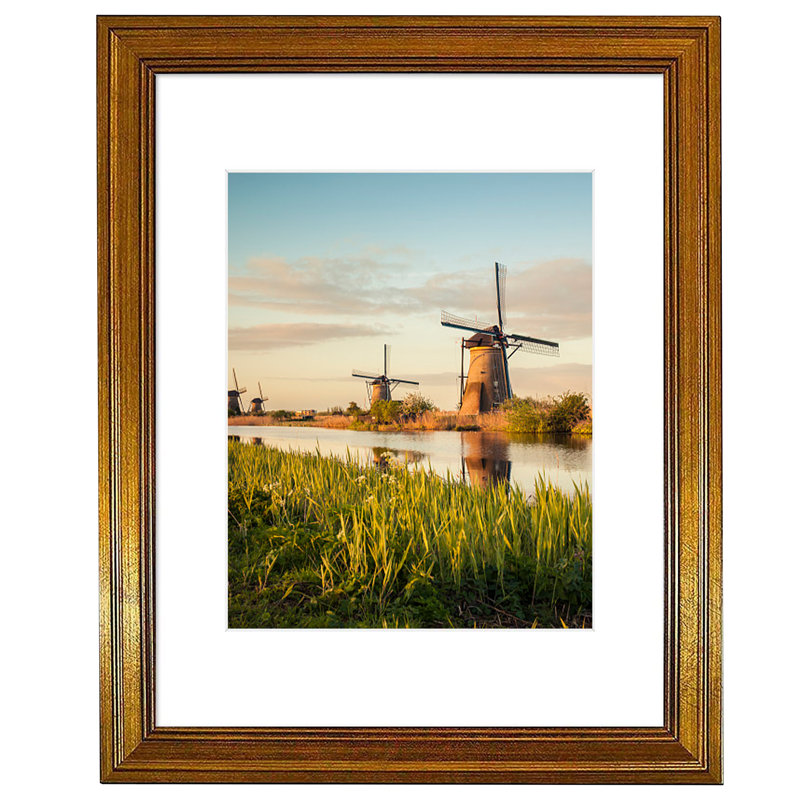 Cadre photo Boughton, 8" x 10", Or foncé