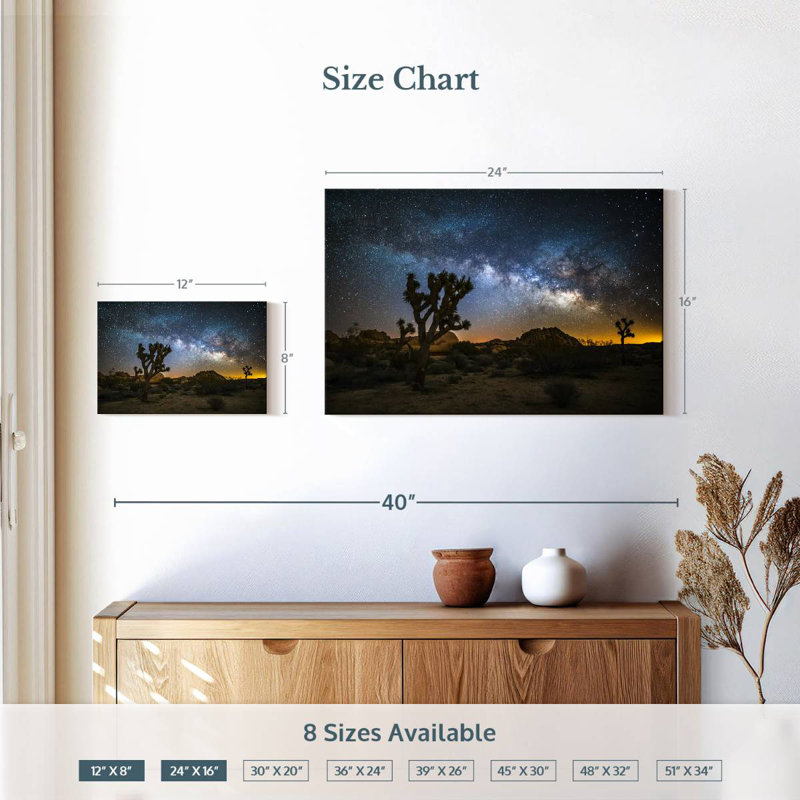 Oberle Galaxy Sky, 16" H x 24" W