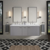 Jute Tones Vanity Base Only 2 Sink Bathroom Vanity Base Only Base