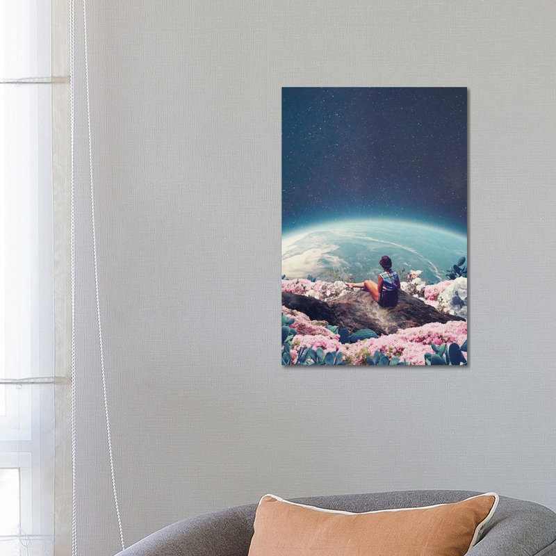 Reproduction d’art « My World épanouissement when I loved you » par Frank Moth, Toile tendue, Pas de tapis