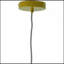 Luminaire suspendu - doré et transparent