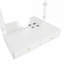 Meuble-lavabo flottant avec miroir-118327148