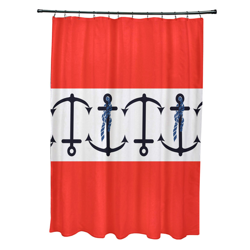 Rideau de douche Anchor, Orangé