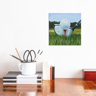 Tee Off I by Grace Popp - Wrapped Canvas Painting