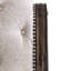 Lit très grand avec tissu beige, style, bois massif pour le confort de la chambre à coucher Lit en tissu, bois, aspect transitionnel-129943972