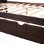 Lit de jour double en bois avec lit gigogne simple, espresso-1668425619-1668425616