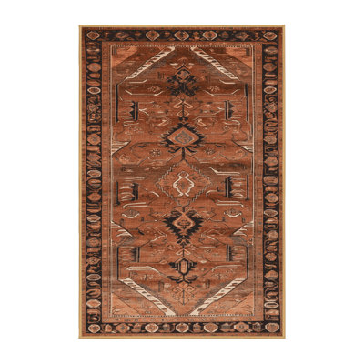 Tapis brun lavable à la machine