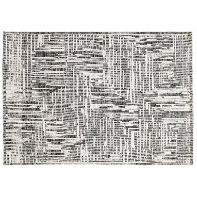 Contemporary, Stuart Street Collection One-of-a-Kind Rectangle 6'1" X 9'2" Hand Knotted Area Rug