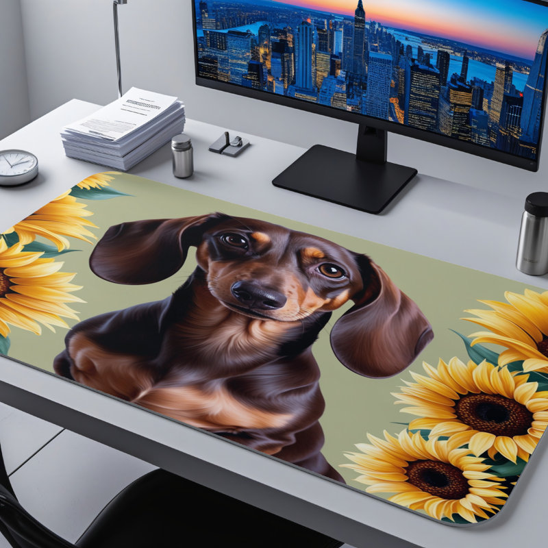 Polyester Desk Pad, 23.6x13.8