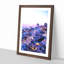 The Oia Santorini Skyline in Greece - Picture Frame Painting Print-56855715-56855716
