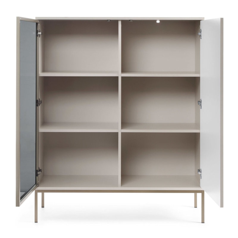 Display Cabinet, Beige