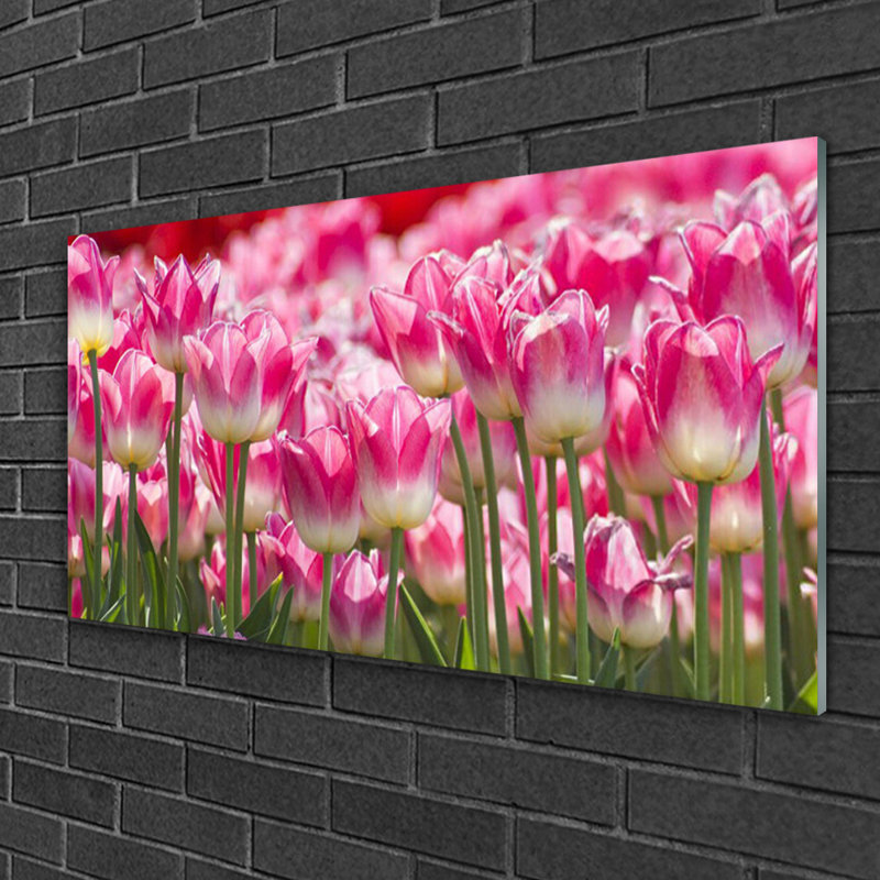 Tulips - No Frame Print on Glass