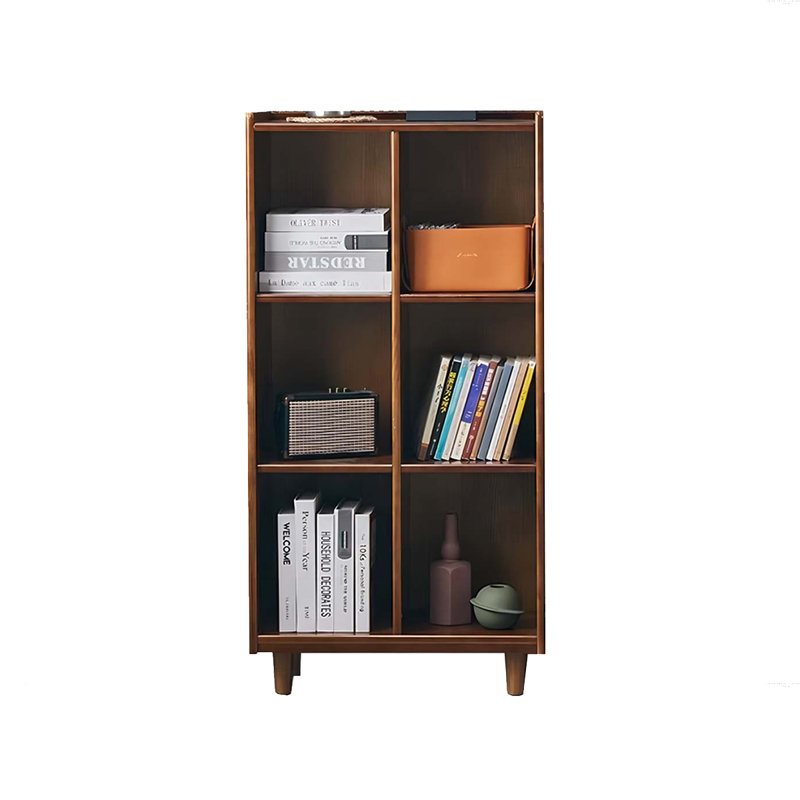 Bibliothèque du plancher au plafond avec rangement simple en bois massif., (3 tablettes) H 51,18 po x l 23,62 po x P 11,81 po