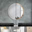 Huldar Glass Flat Wall Mirror