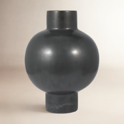 Neutral Round Modern Ceramic Bubble Vase