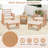 Amiaya Wicker 4 - Person Patio Conversation Set with Cushions