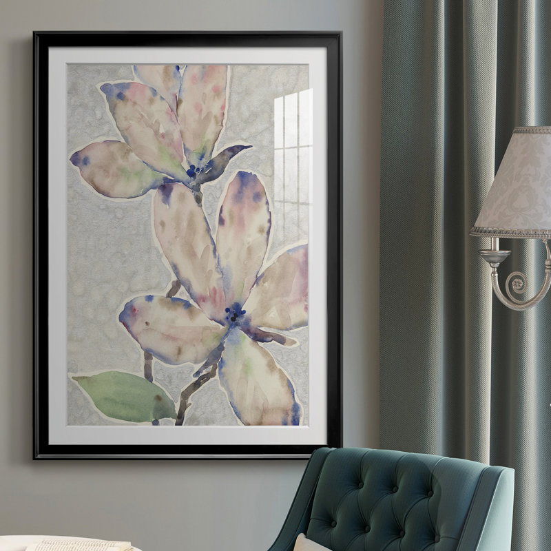Blossom Study I - Reproduction, Noir, H 24,5 po x l 18,5 po x P 1 po