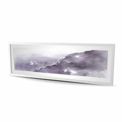 Nebula - mauve, reproduction encadrée pour la décoration intérieure