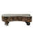 Faux Travertine Modern Irregular Coffee Table