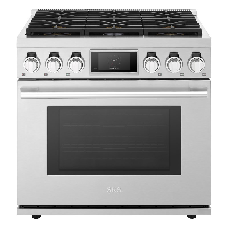 36-Inch Gas Pro Range With 6 Burners