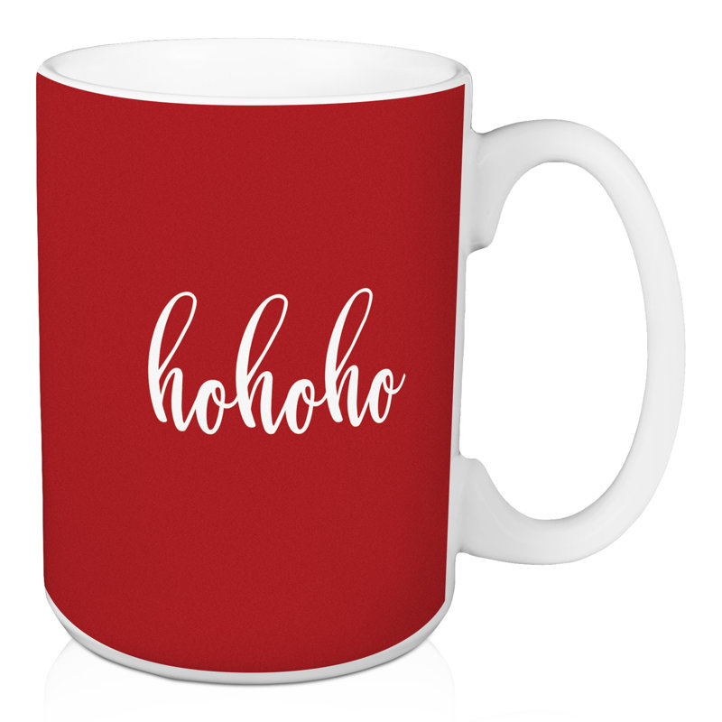 Grande tasse à café hohoho Hague, Rouge