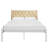 Mia Vinyl Platform Bed Frame-1803270939-1803270936