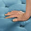 Carré bleu avec capitonnage robuste