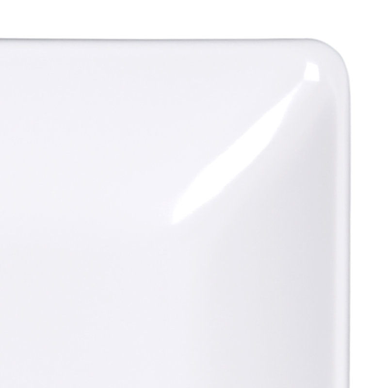 Assiette plate en mélamine 11,5 po, Blanc