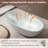 Fslefay 61'' Freestanding Bathtub Solid Surface Deep Soaking Tubs-125475436