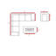 Ensemble de conversation modulaire 9 pièces avec coussins Sunbrella et foyer en béton Lsi-1259396693