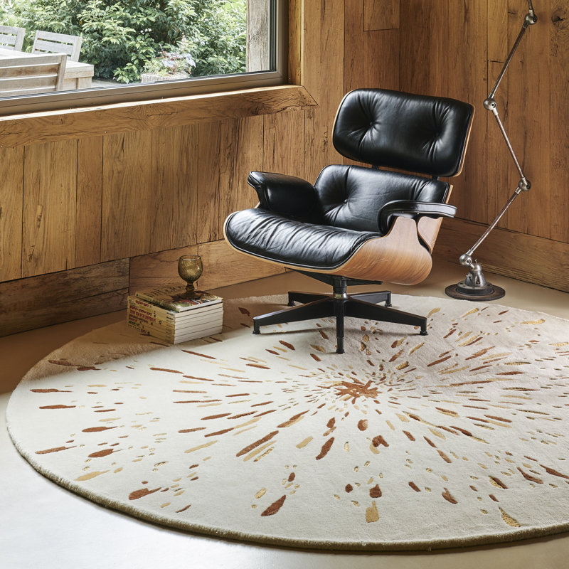 Paint Hand Tufted Area Rug, Rectangle 5'7" x 7'10"