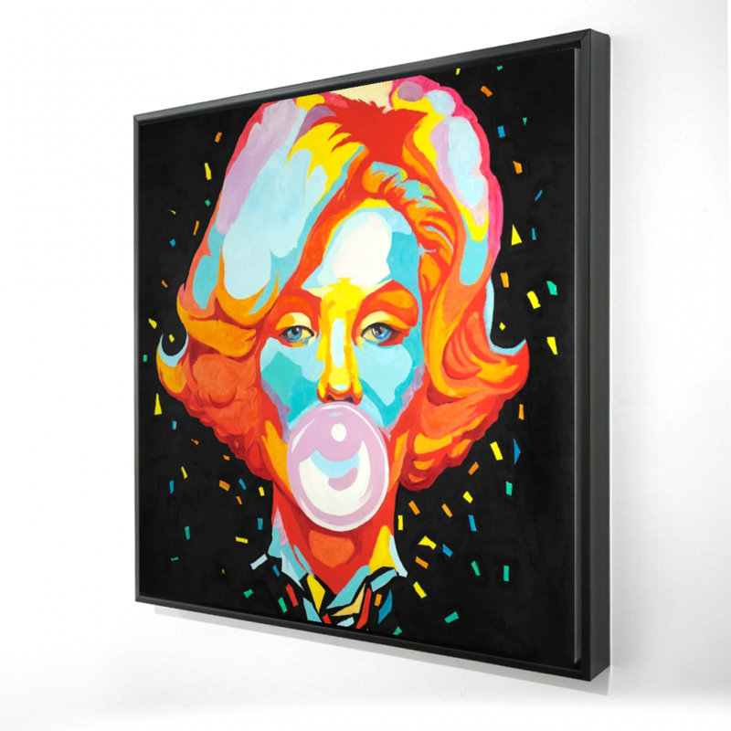 " Colorful Marilyne Monroe Bubblegum "