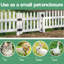 White Vinyl Fencing With 4 Panel Included