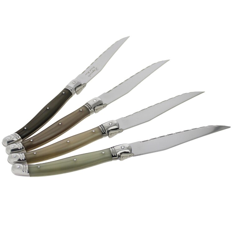 French Home 4 Piece Stainless Steel Steak Knife Set